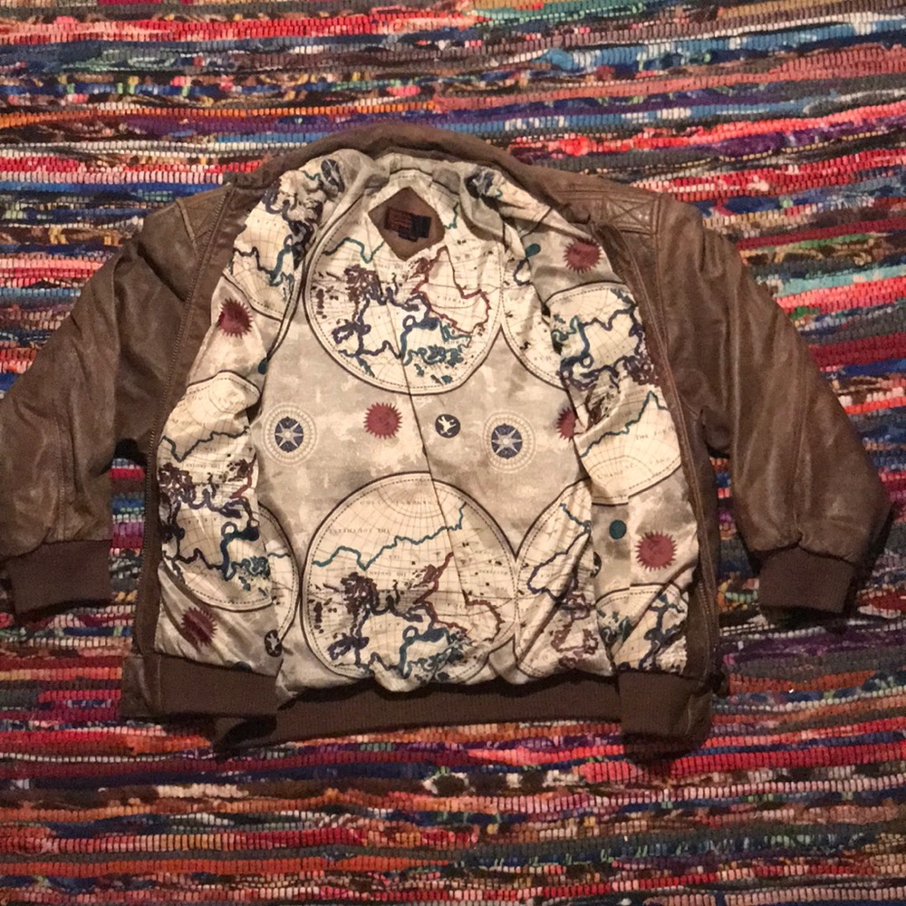 🔥VTG General Clothing Company LTD Leather Bomber